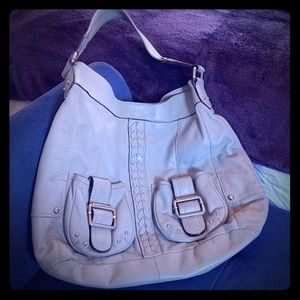 Tignanello gray 100% leather shoulder bag